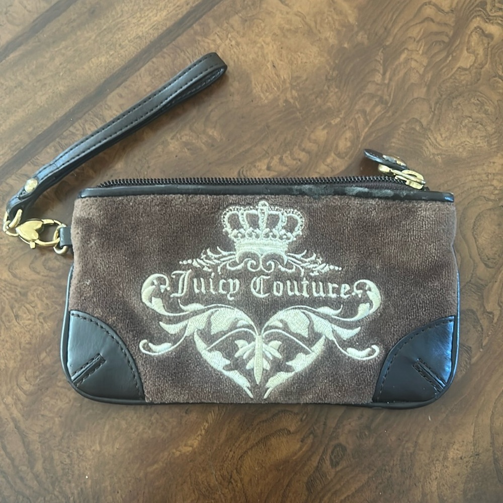 Juicy Couture Brown Wristlet